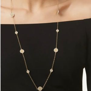Anna Beck long gold/silver necklace.